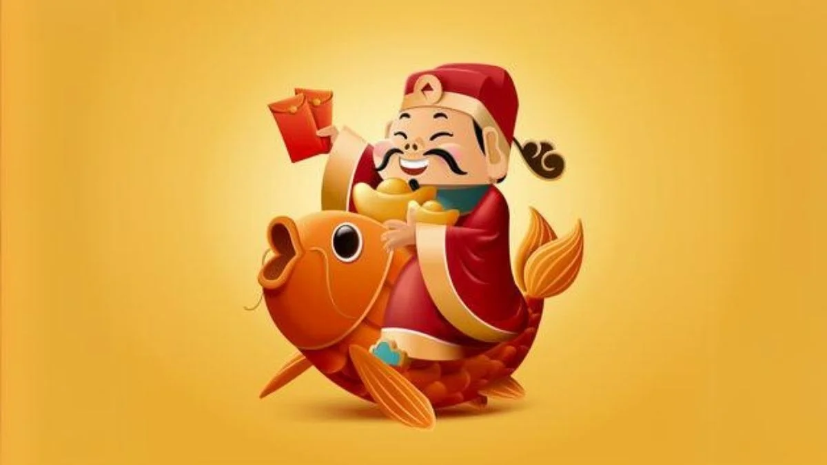 Hình nền thần tài cho máy tính may mắn (3)
