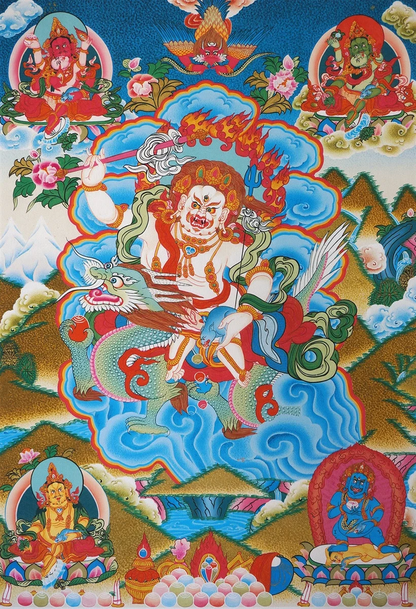 20+ Tranh tượng, hình ảnh Hoàng Thần Tài (Dzambala) đẹp nhất