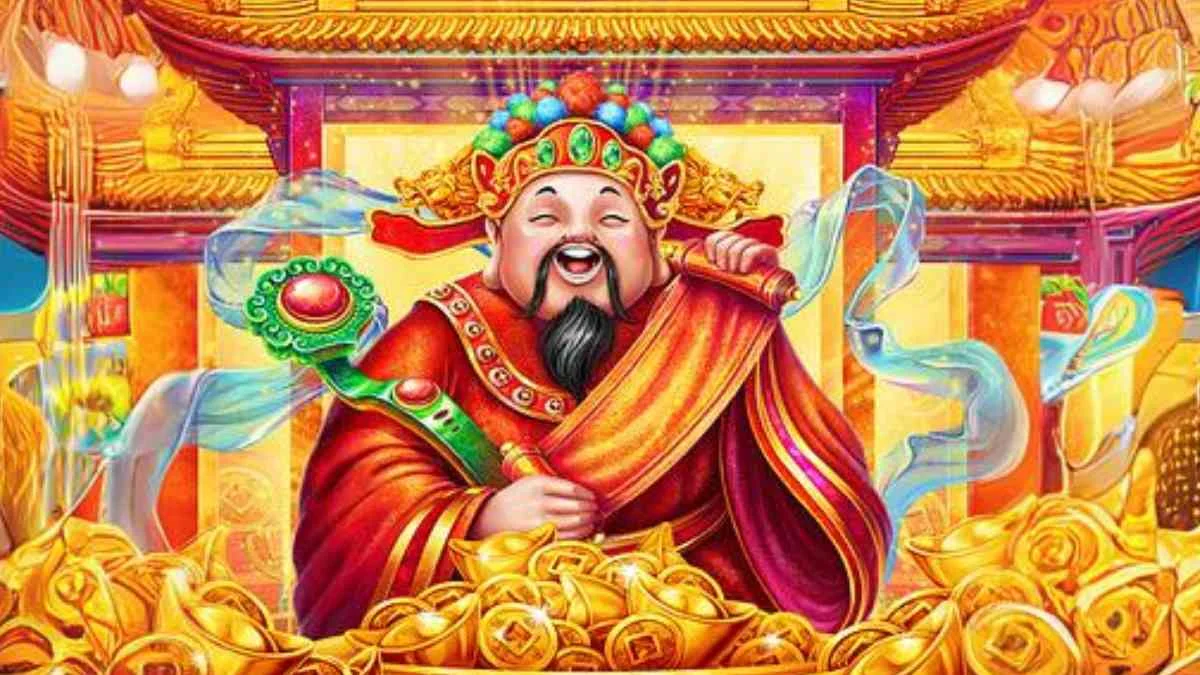 Hình nền thần tài cho máy tính may mắn