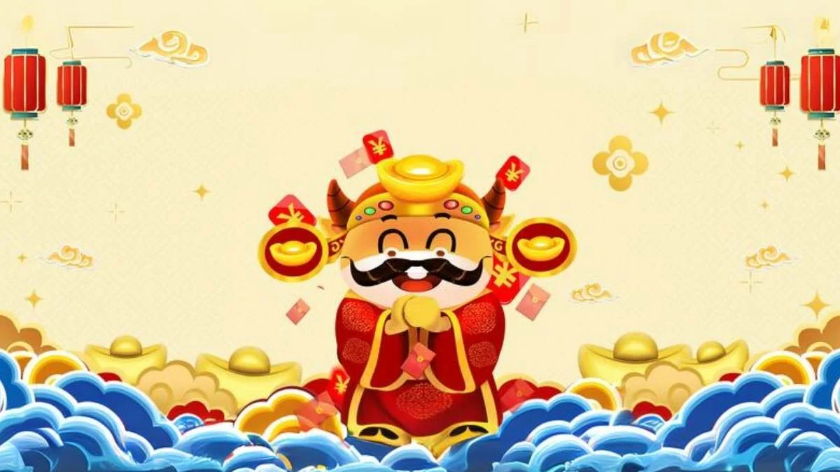Hình nền thần tài cho máy tính may mắn (6)