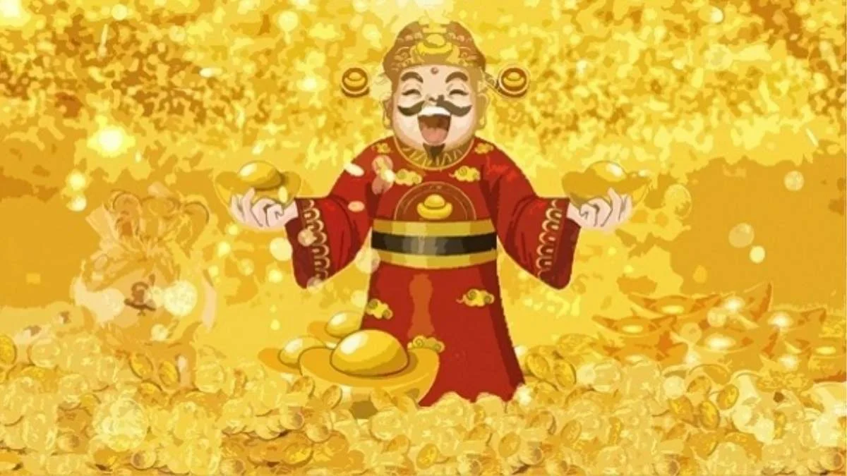 Hình nền thần tài cho máy tính may mắn (2)