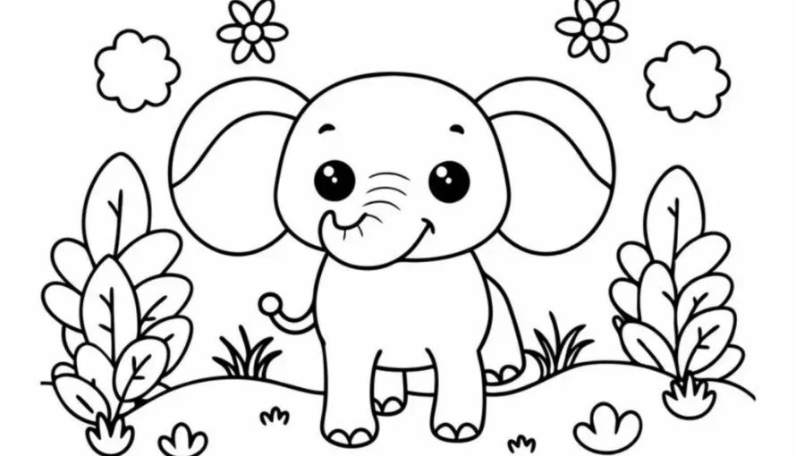 Tổng hợp +100 tranh tô màu cho bé đa dạng chủ đề, đẹp, đơn giản dễ tô (2)