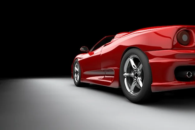 ảnh nền máy tính xe Ferrari đỏ nhìn từ phía sau trên nền tối