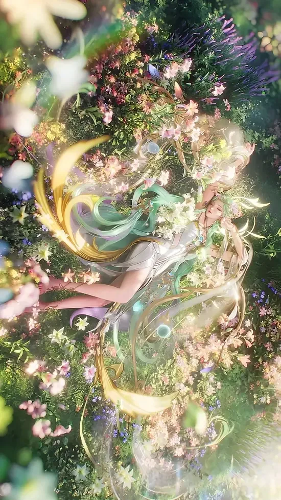 65 Hình Nền Máy Tính Anime Nữ kiếm sĩ thanh lịch giữa khung cảnh hoàng hôn