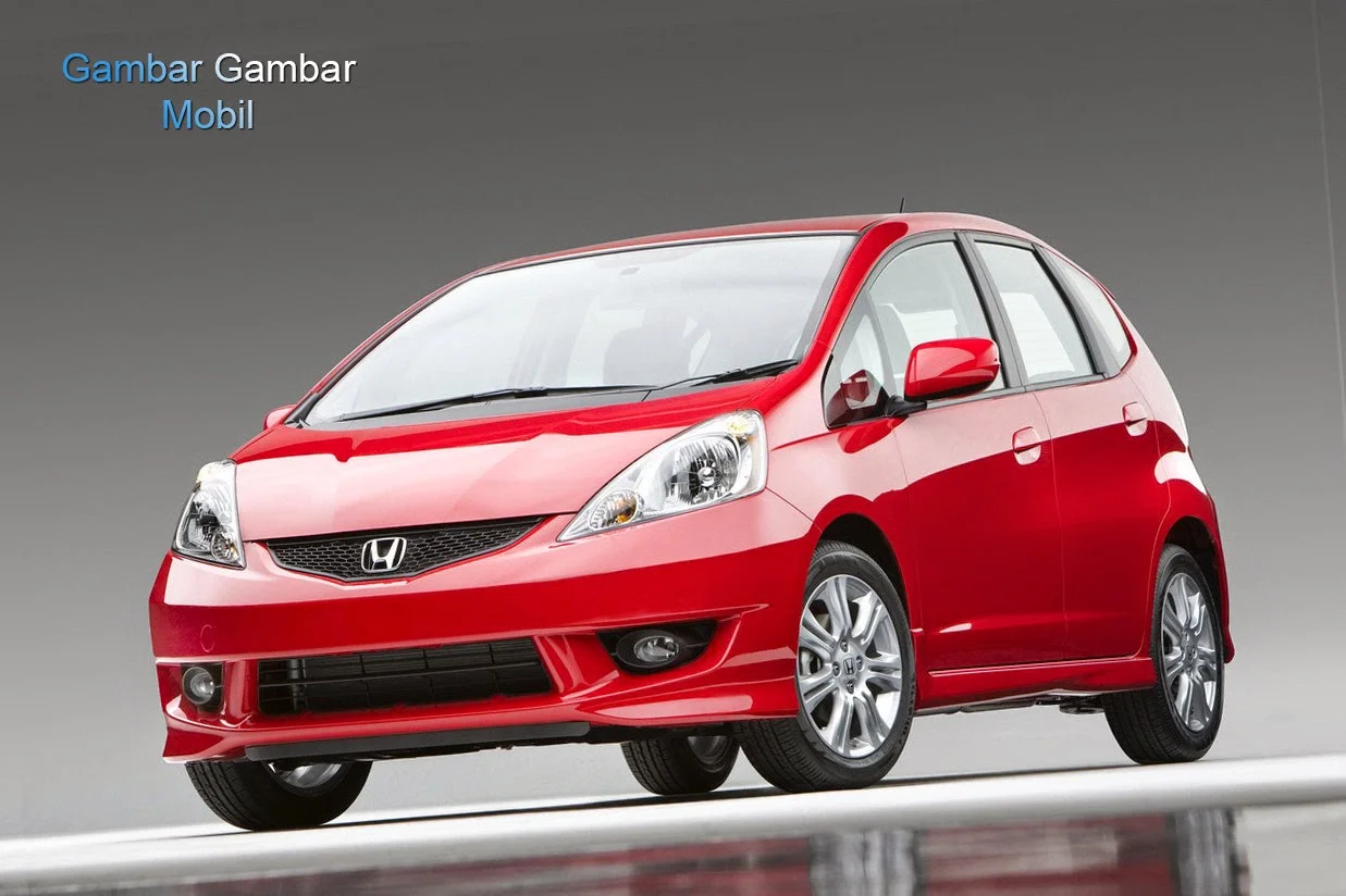 ảnh nền máy tính xe Honda Jazz đỏ trên nền xám chuyển sắc