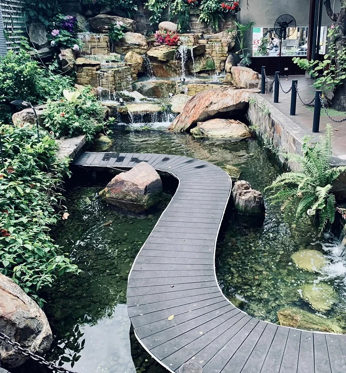 Du Miên Garden Cafe có diện tích rộng lớn