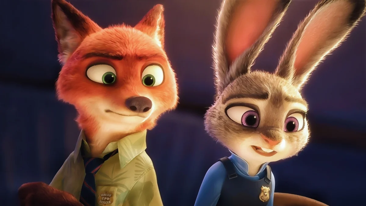 Cáo Nick và thỏ Judy cùng nhau trò chuyện