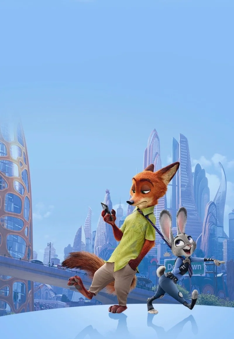 Tổng hợp 99+ hình nền ảnh Cáo và Thỏ Zootopia siêu đáng yêu