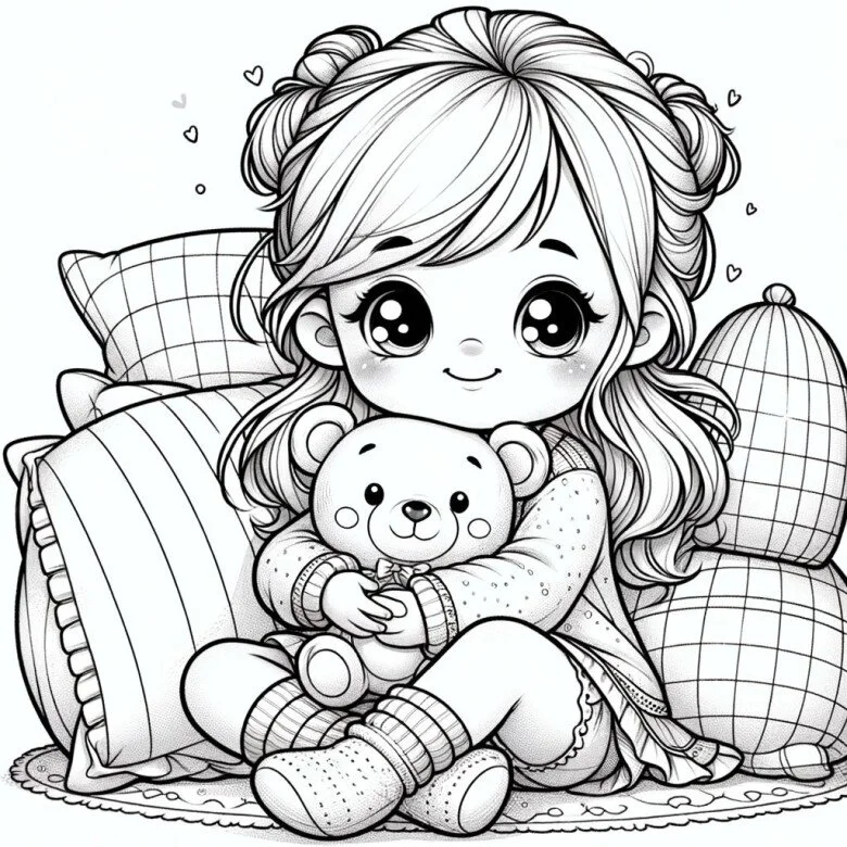 20 mẫu tranh tô màu công chúa đẹp, dễ thương cho bé gái tập tô - 2