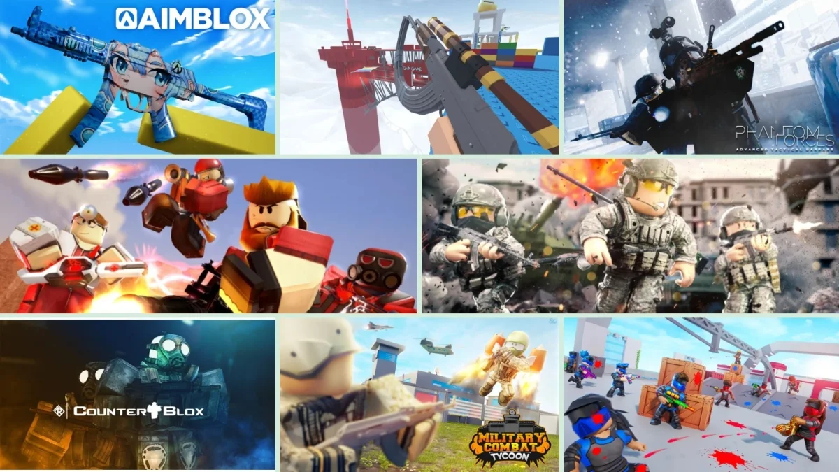 Top game bắn súng Roblox hay nhất mọi thời đại