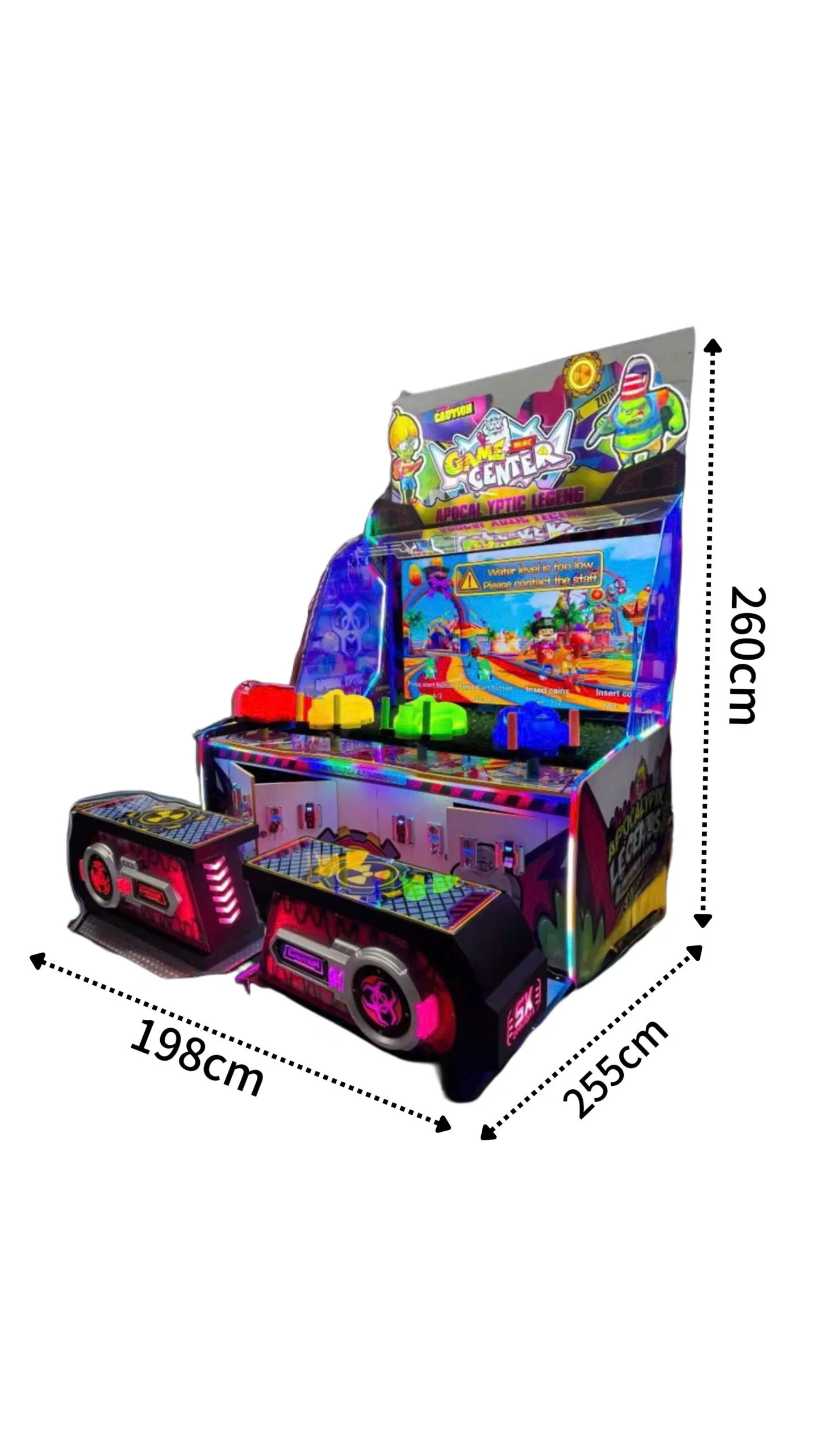Máy Game Bắn Nước 4 Người 75 Inch - Trải Giải Độc Đáo