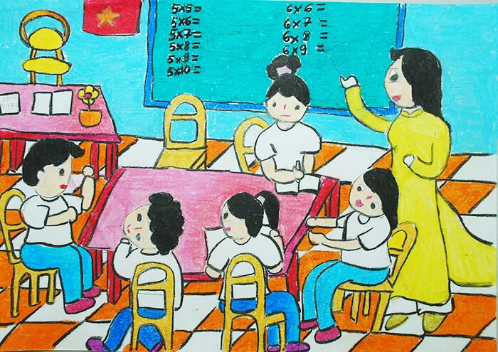 Một ý tưởng vẽ tranh 20/11 dễ thực hiện