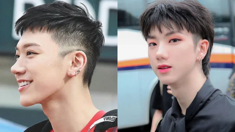 Tóc nam ngắn kiểu Mullet