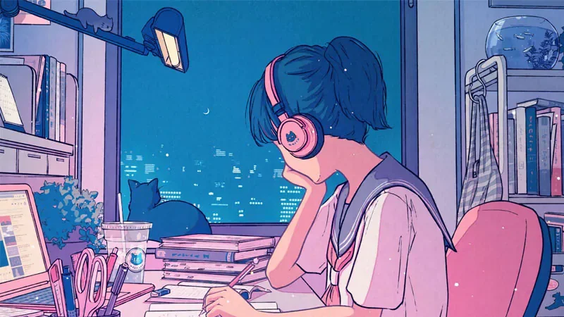 Hình ảnh chill lofi học tập tốt hơn - hình 2