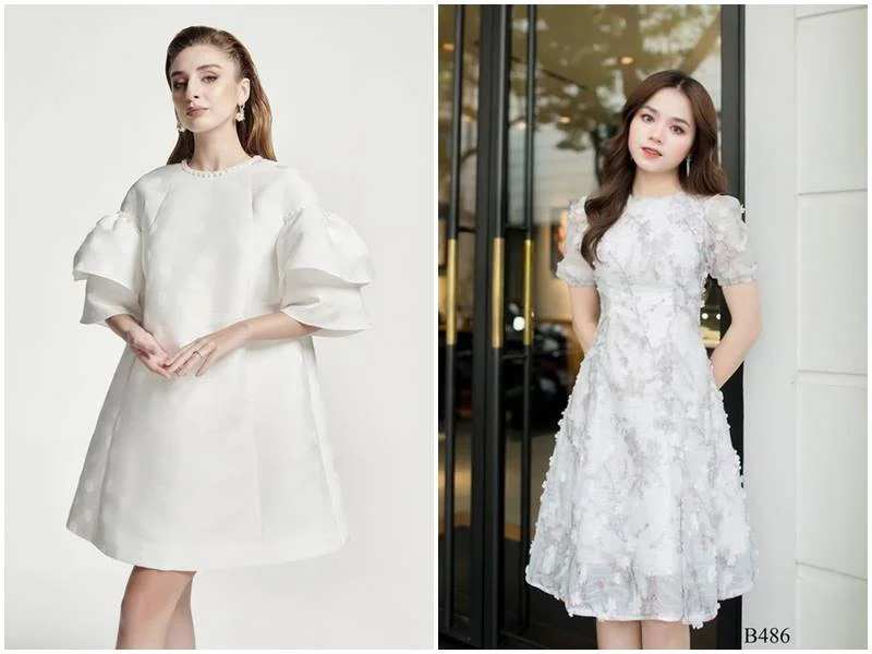 đầm váy dự tiệc đơn giản 8