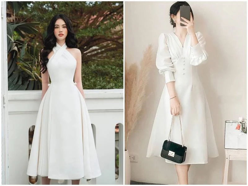 đầm váy dự tiệc đơn giản