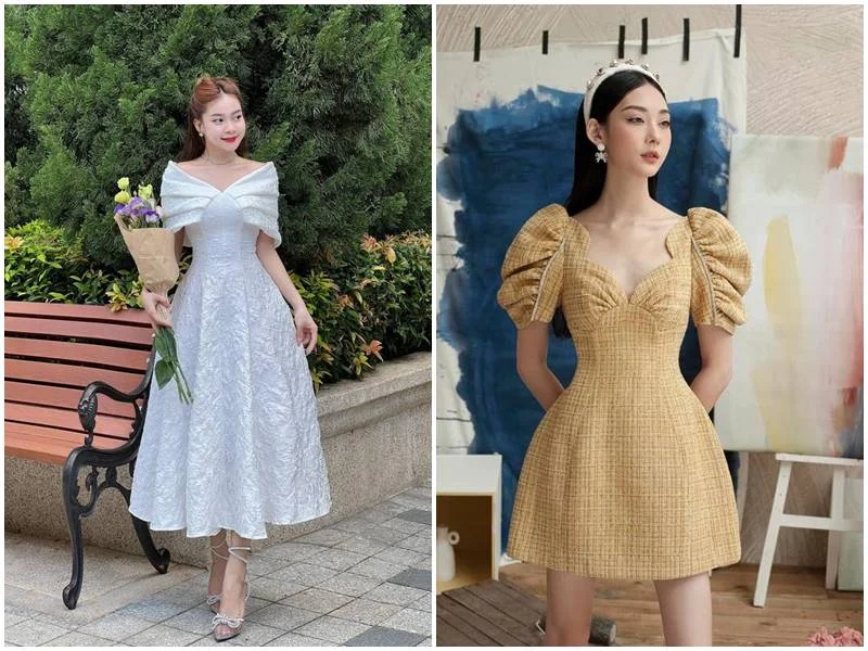 Hình 11 trong bộ các kiểu váy dự tiệc đơn giản