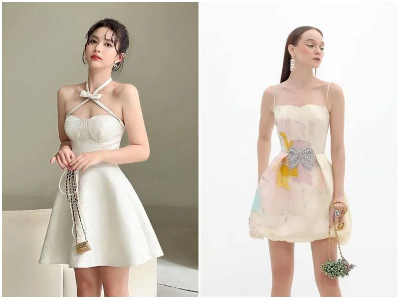 các kiểu váy dự tiệc đơn giản, hình 75