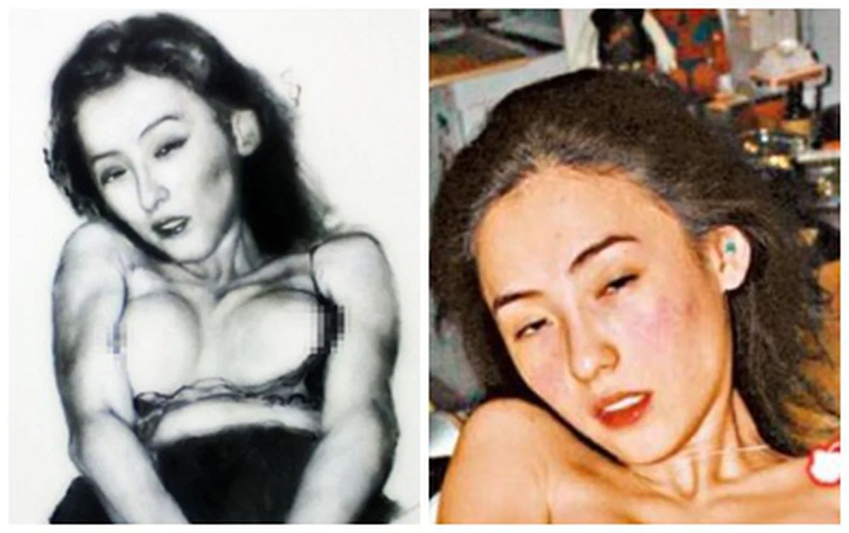 Ảnh vẽ nude của Trương Bá Chi bị mang ra trưng bày