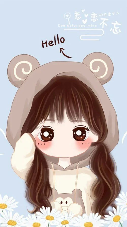hình nền cute chibi nữ (4)