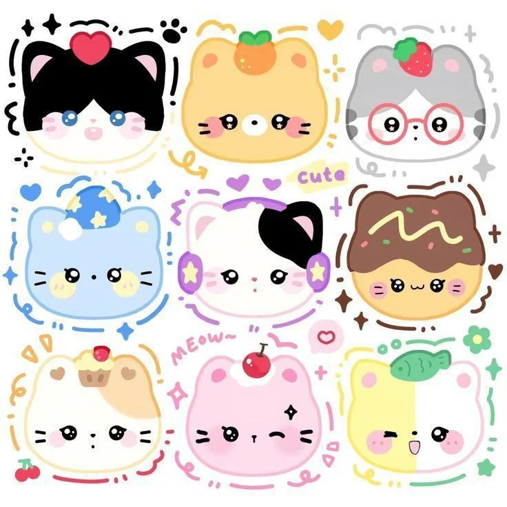 100+ Hình Sticker Chibi Cute Dễ Thương, Hình Chibi Cute Dễ Vẽ