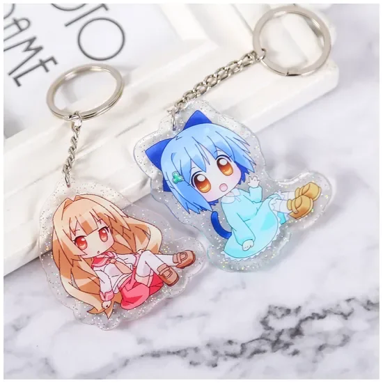 Móc khóa acrylic holographic, hình ảnh 3D anime, móc khóa tùy chỉnh, charm móc khóa acrylic pictures & photos (3)