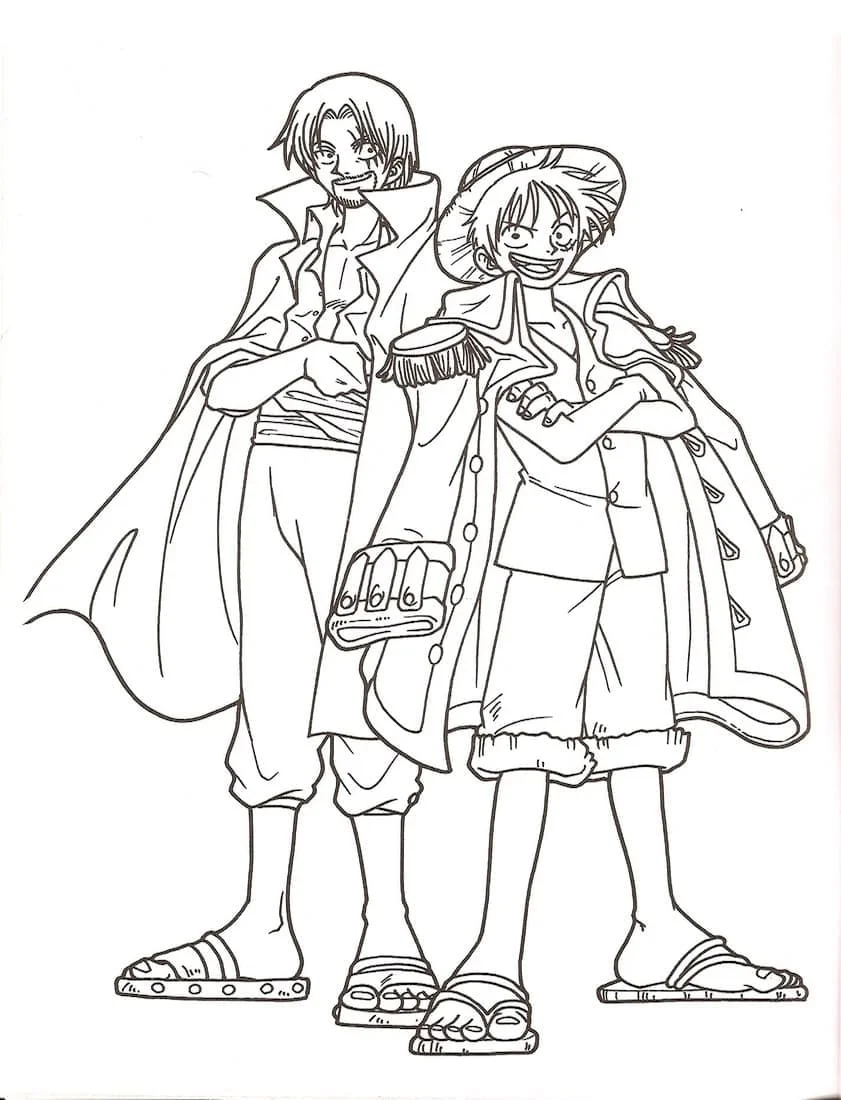 Shanks và Luffy