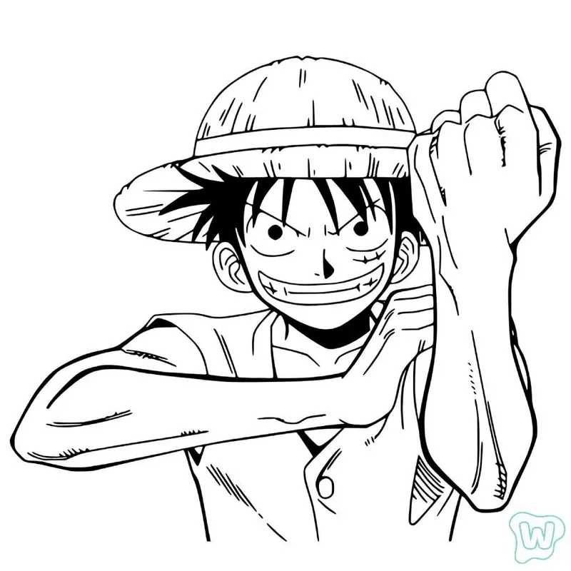 Bé thỏa sức sáng tạo với Tranh tô màu One Piece cho bé