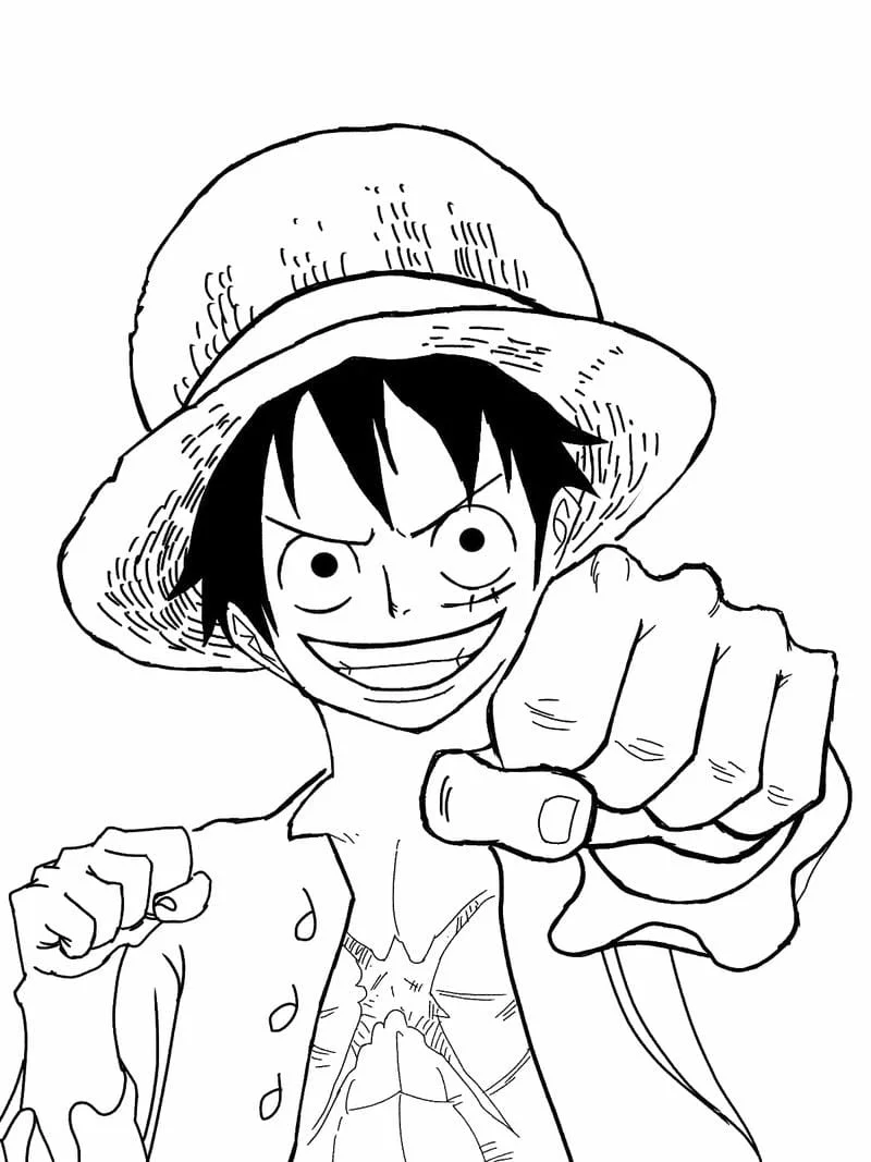 Tô hình Luffy chiến đấu đầy năng lượng và hứng thú sáng tạo