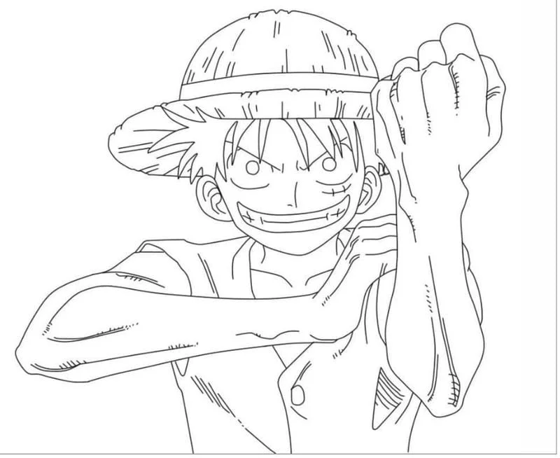 Tô màu Luffy biến dạng độc đáo, sáng tạo bất ngờ cho người chơi